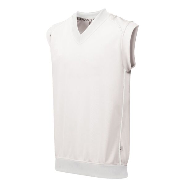 JUNIOR DUAL SLEEVELESS SWEATSHIRT WHITE Thumbnail