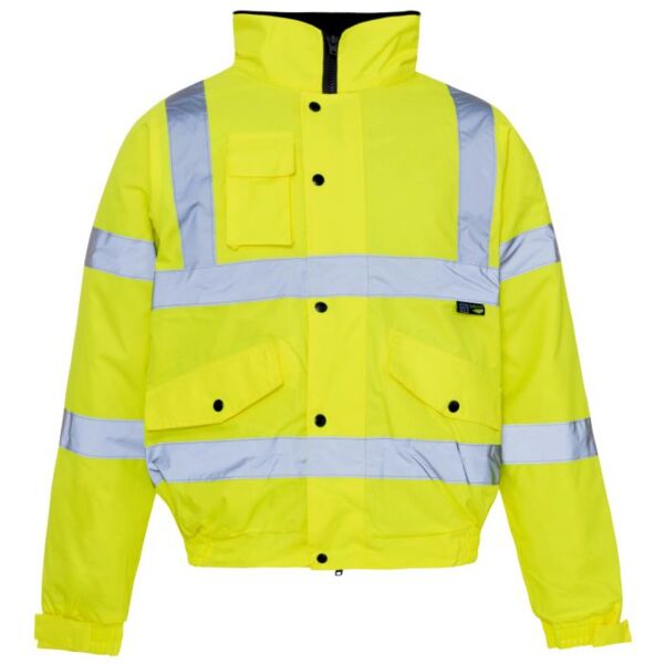 Supertouch Hi Vis Yellow Standard Storm Bomber Jacket Thumbnail
